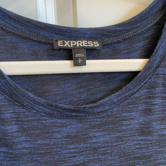 Blue-black Express Shoulder Cut Out Dress - Picture 3 of 4